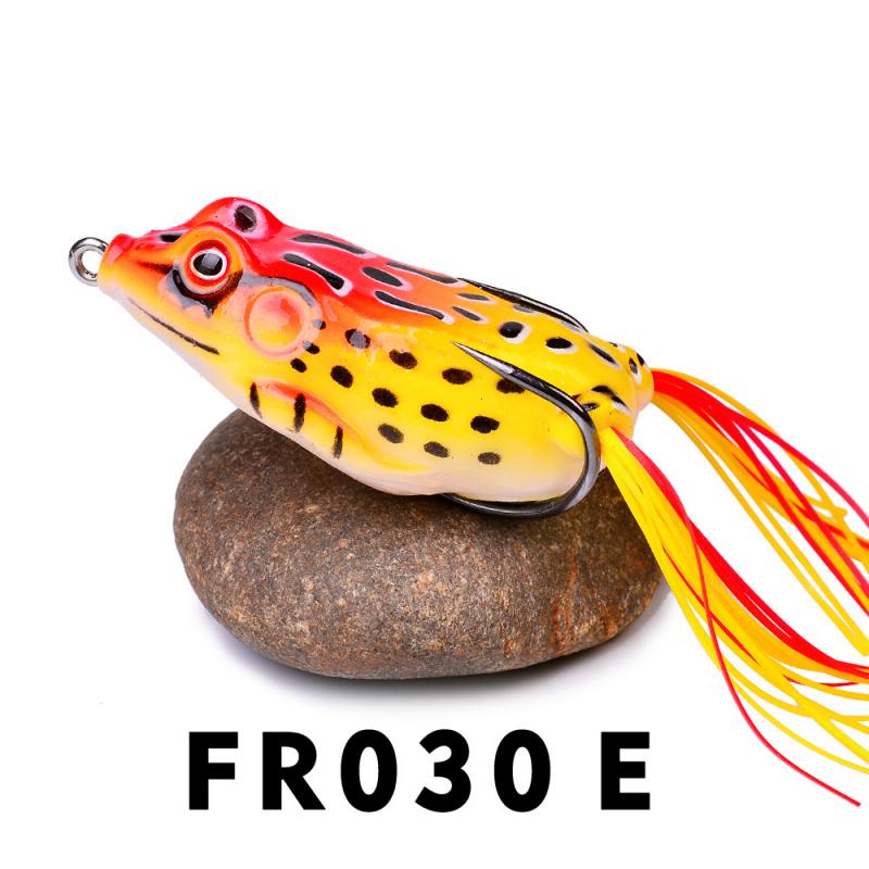 Frog Lure Soft Tube Bait Plastic Fishing Lure With Fishing Hooks Top Water  Ray Frog