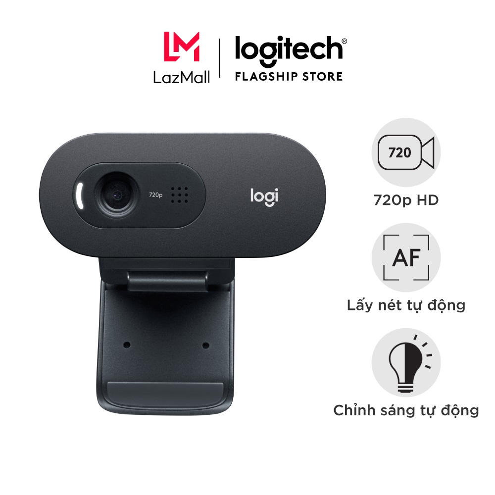 Webcam Logitech C270 720p HD - Góc camera rộng, micro giảm ồn thumbnail