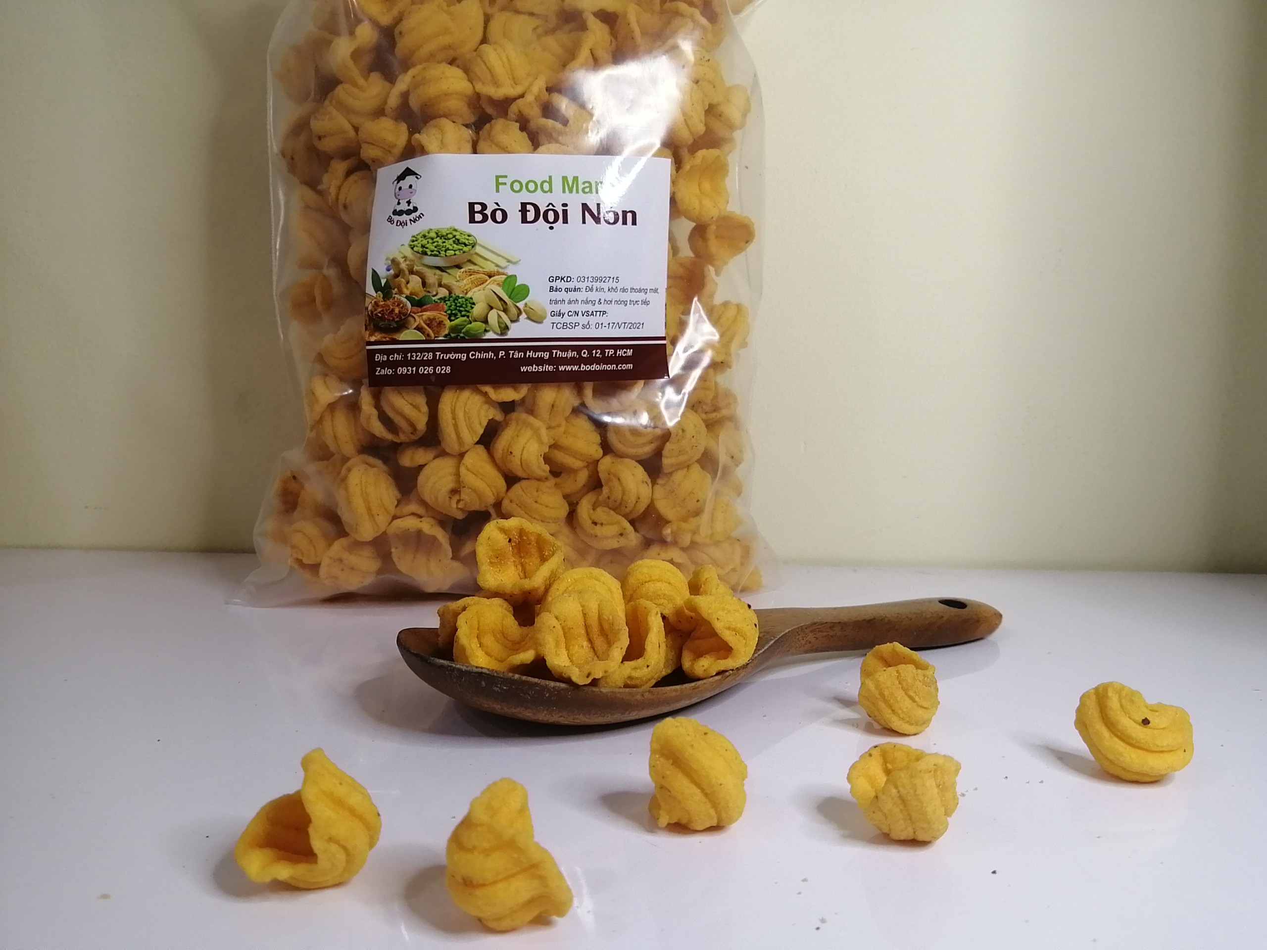500g Snack Sò Bò Đội Nón