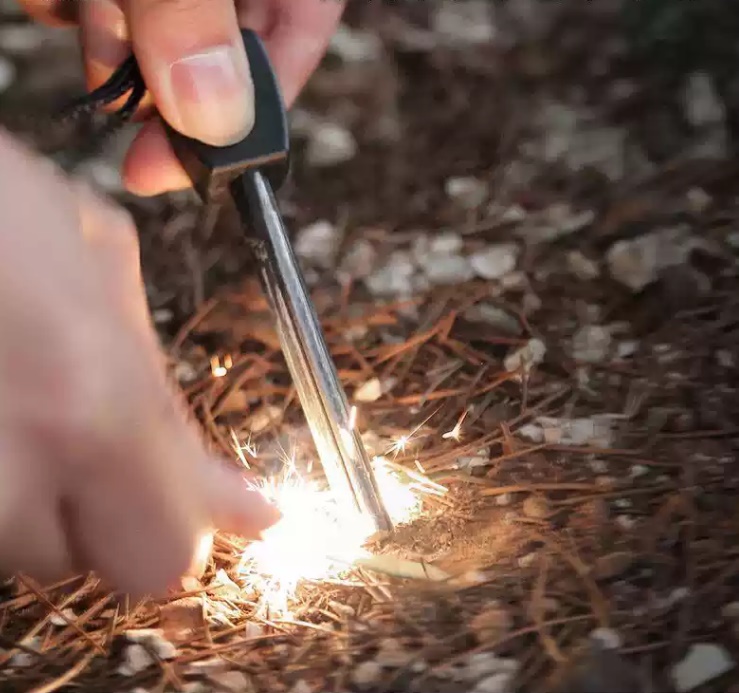 Dụng cụ đánh lửa sinh tồn fire maker - Thanh Magie phát ra tia lửa, đá lửa, nhóm lửa trại, nhóm củi, dụng cụ sinh tồn, đi phượt, cắm trại, dã ngoại, du lịch....