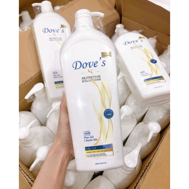 Dầu gội DOVE’S NUTRITIVE SOLUTIONS mới 1200 ml