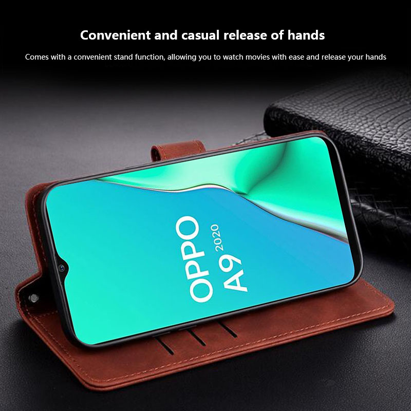 Biruiqu%20For%20OPPO%20A5%20A9%202020%20New%20Business%20Minimalist%20Flip%20Style%20Leather%20Anti%20Fall%20Protective%20Back%20Cover%20-%20Image%208