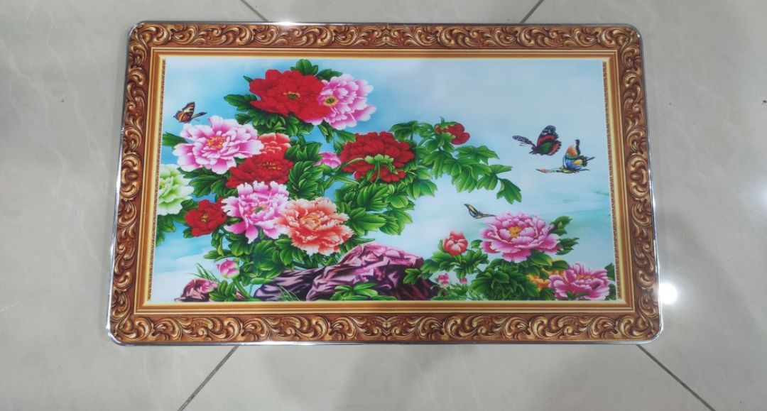 [FREESHIP]Tranh treo tường hoa mẫu đơn
