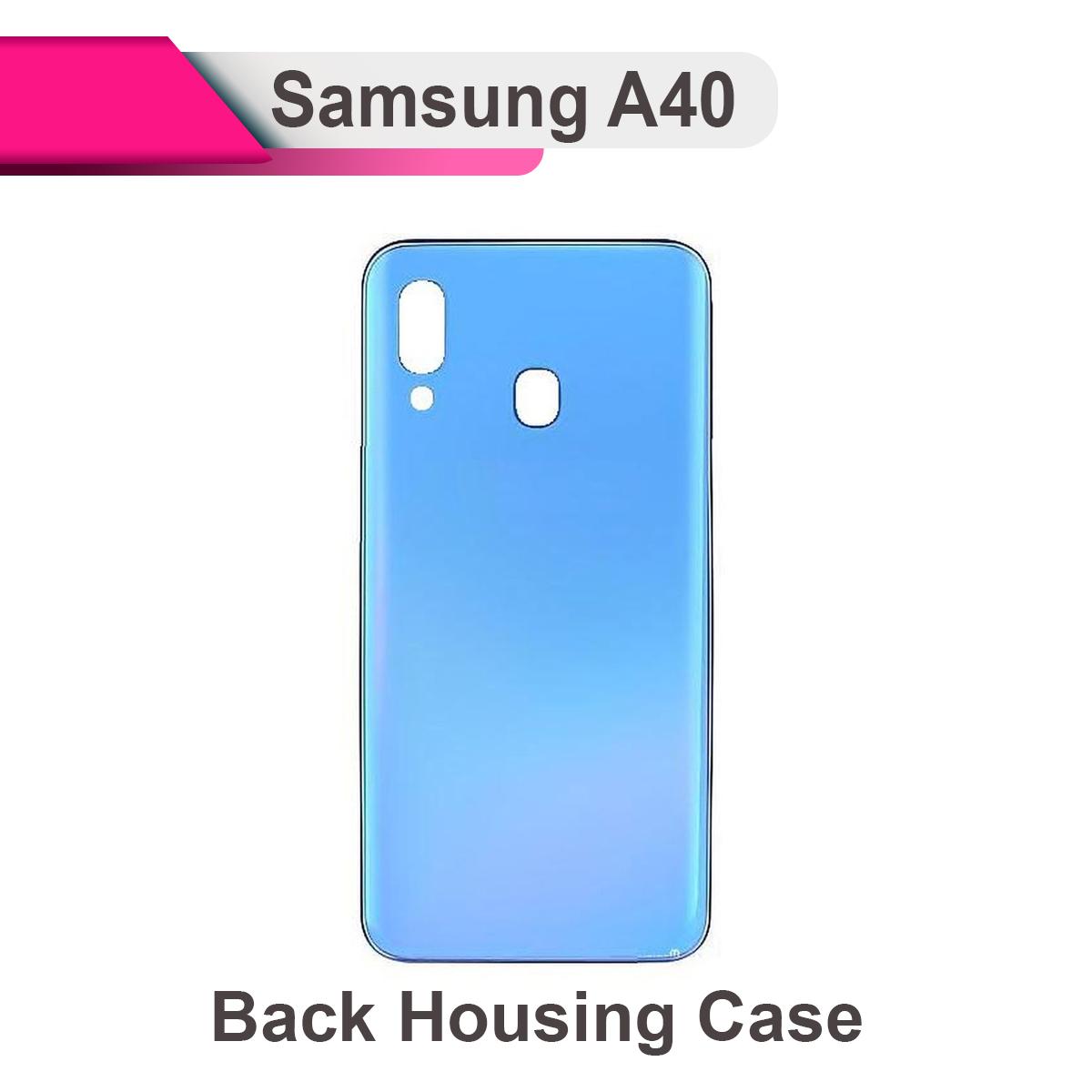 Samsung Galaxy A40 Rear Back Cover Battery Housing Door Case Replacement Part For Samsung Galaxy A40 - Blue