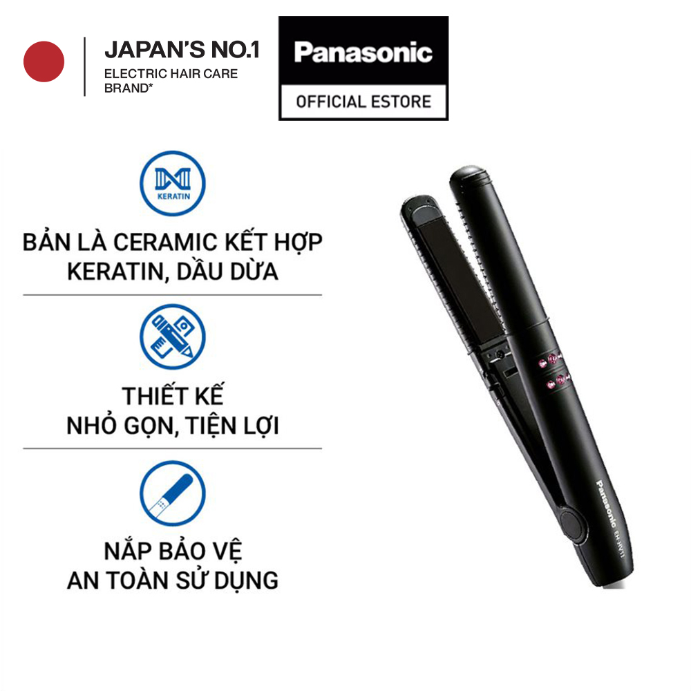 Máy Tạo Kiểu Tóc Cầm Tay Panasonic EH-HV11-K645 - Tạo Kiểu Nhanh Chóng Đa Dạng - Có Nắp Bảo Vệ - Thiết Kế Nhỏ Gọn Tiện Lợi - Bảo Hành Chính Hãng 12 tháng