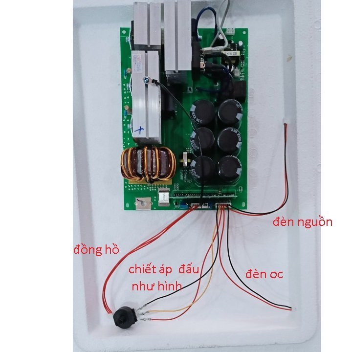 bo mạch máy hàn 1 bo 4ig có rơ le đủ phụ kiện