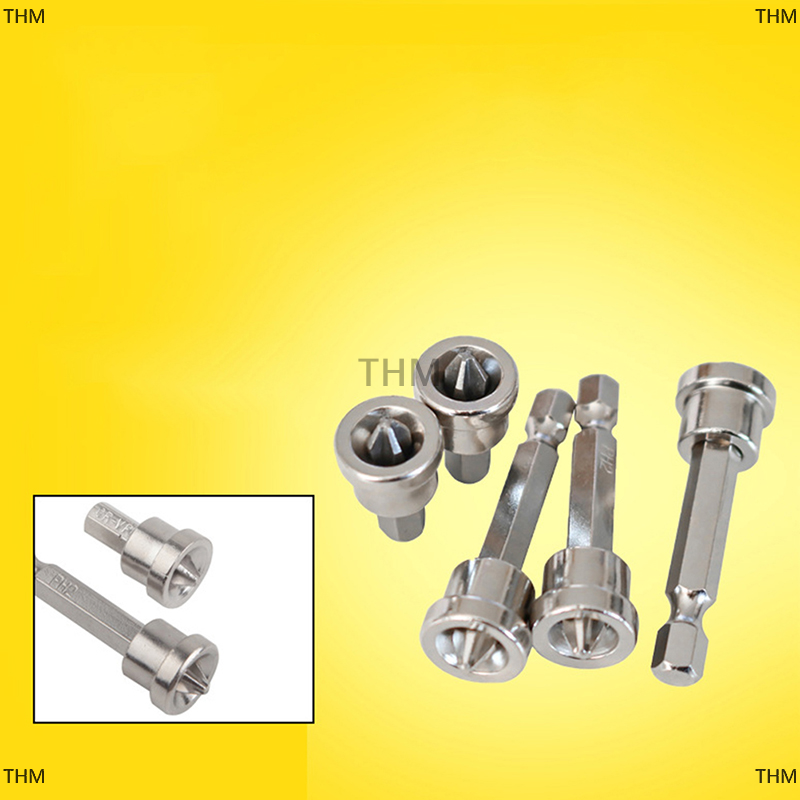 THM Định vị từ Screwdriver bits chế biến gỗ Vít Hex Shank bits mới