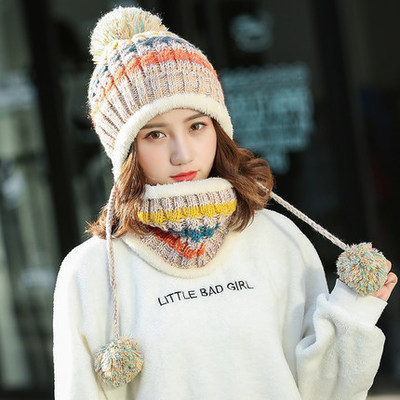 %E3%80%90EleganceEssence%E3%80%91Women%20Plus%20Velvet%20Knitted%20Hat%20Scarf%20Set%20Autumn%20Winter%20Thick%20Beanie%20Baggy%20Girls%20Warm%20Fleece%20Ski%20Cap%20Fashion%20Neckerchief%20Scarves%20-%20Image%202