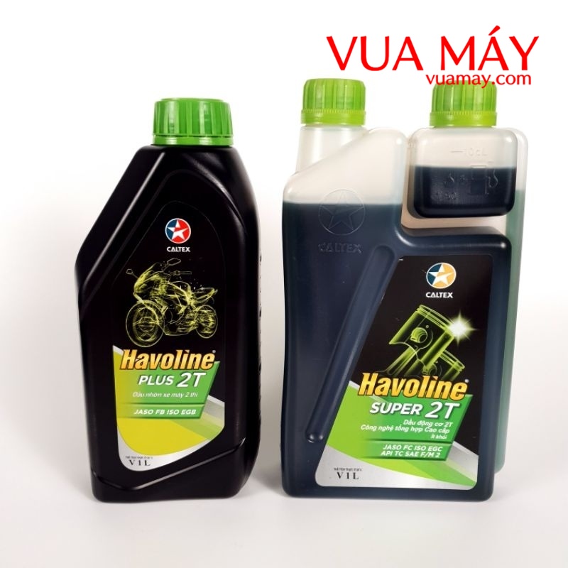 Dầu Động cơ 2 thì Caltex Havoline Plus 2T, Super 2T (cưa xăng, cắt cỏ)