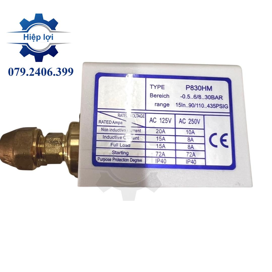 Công Tắc Áp Suất Gas Lạnh P830HM P830HLM - Kiểm Soát Áp Chuẩn, Hoạt Động Ổn Định