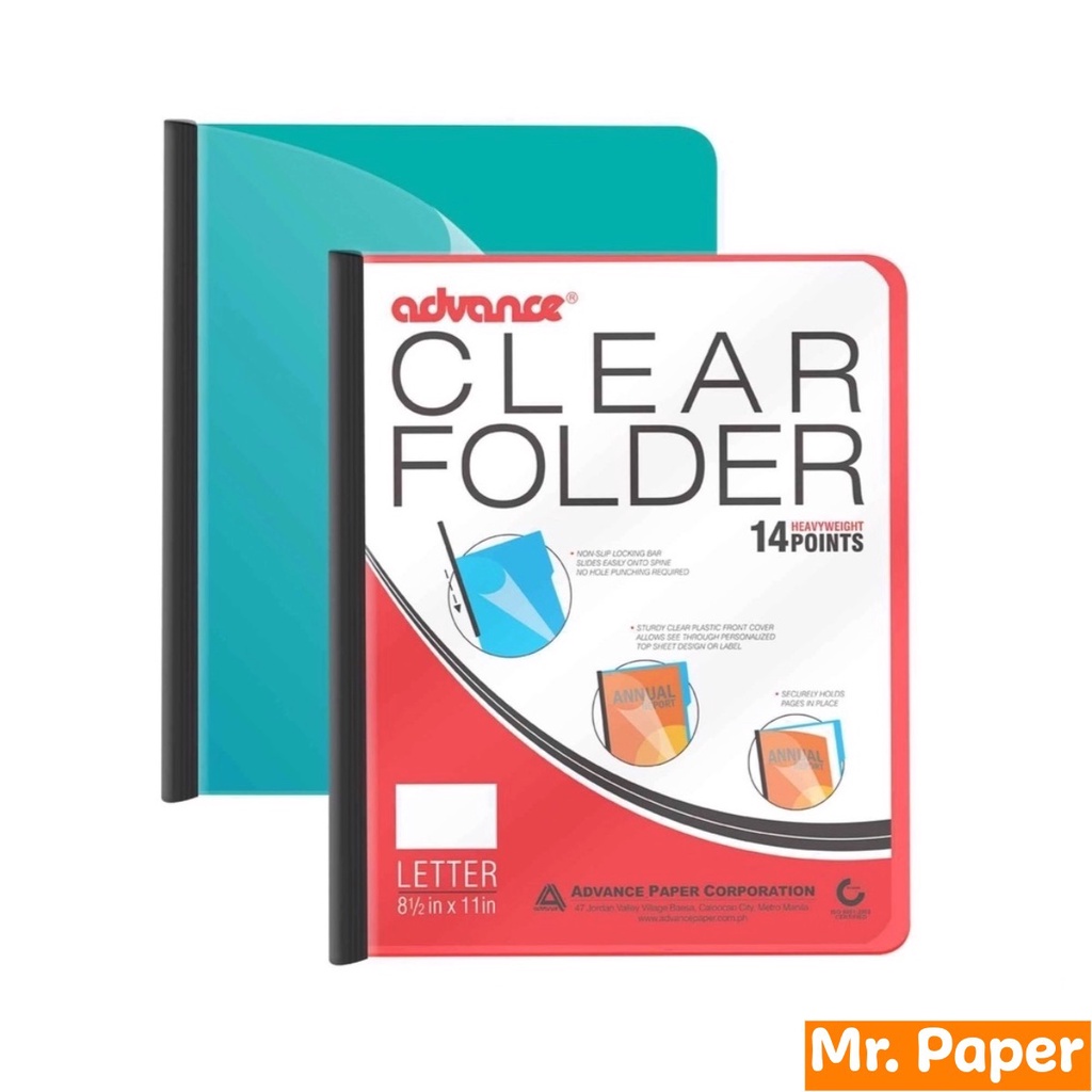 Advance Clear Slide Folder | Mr. Paper | Lazada PH