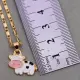 Fashion Enamel Cows Cattle Pendant Necklace Best Friends Kawaii Cute Necklace Golden Chain Choker For Women Girls Gifts. 