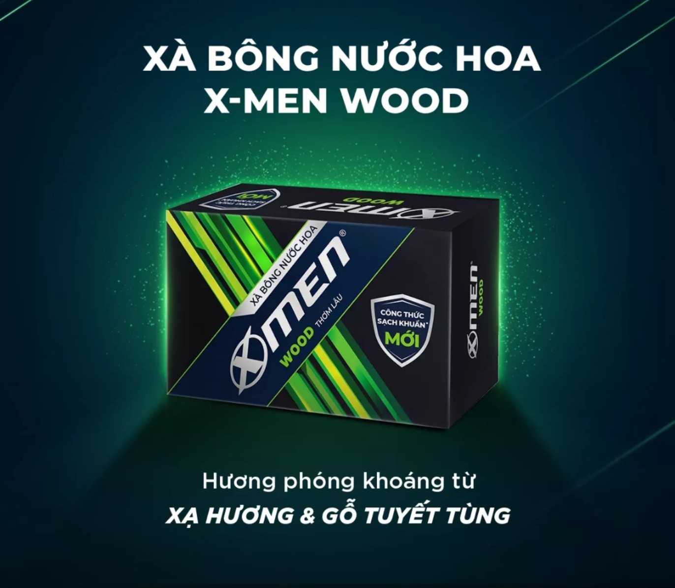 Xà bông cục X-men Wood 90g