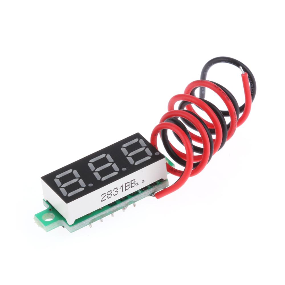 0.28inch Mini Digital Voltmeter LED Display DC2.5-30V Voltage Tester Panel