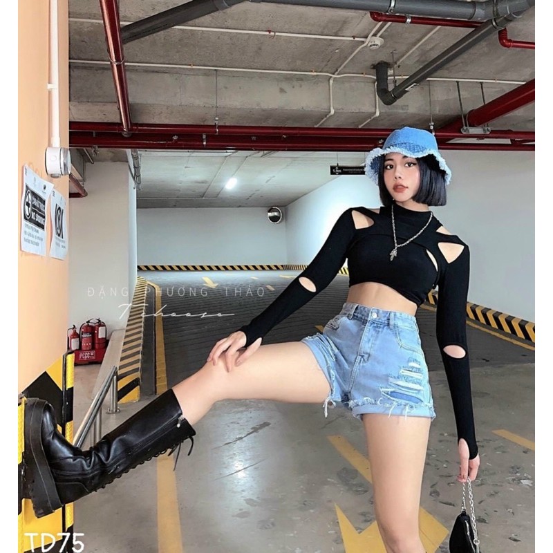 Quần Sooc bò rách, Quần Short Jean Đủ Size SML