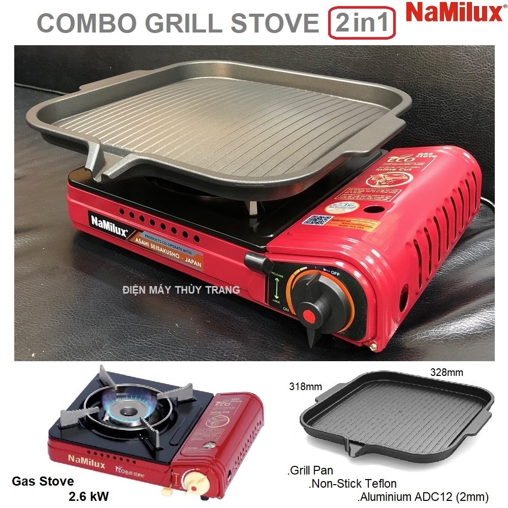 Combo grill stove 2 in 1 brand Namilux Vietnam