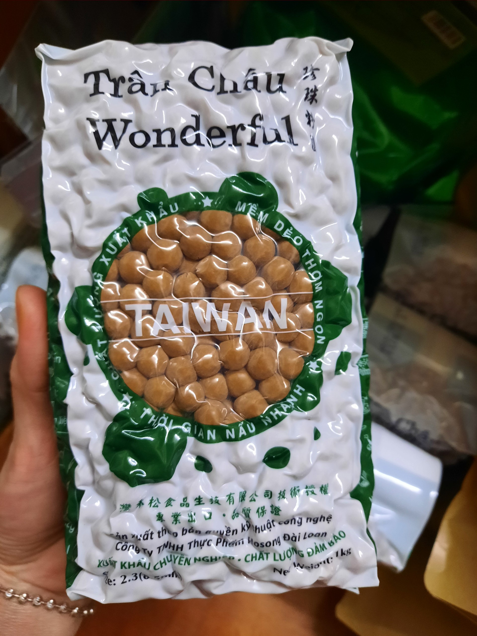 [FREESHIP 50K] Trân châu đen Wonderful gói 1kg