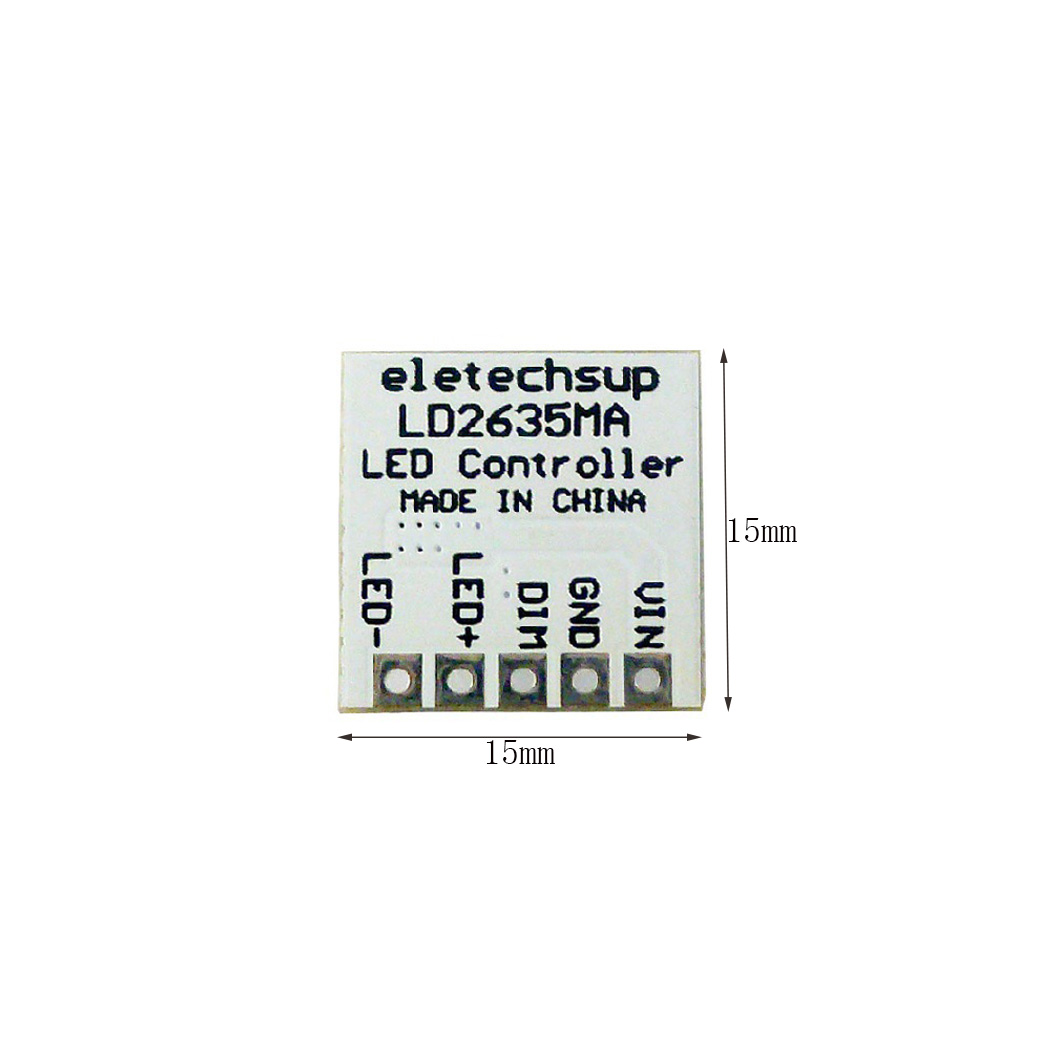 5PCS Mini DC 5-27V 350mA 8W Step-down HB LED Driver Module PWM Adjustable Controller DC-DC Buck Constant Current Converter