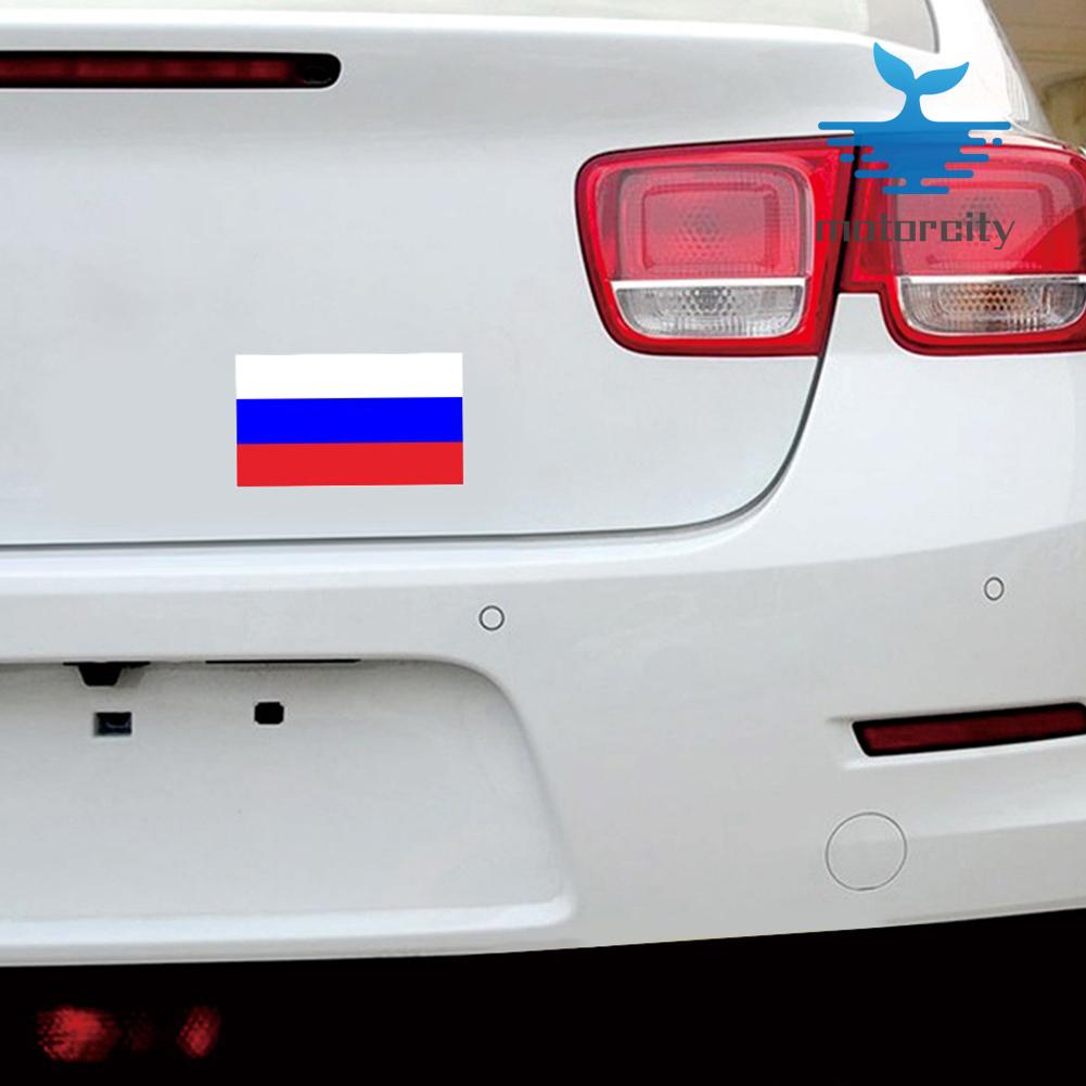 Russian Flag Car Stickers Auto Styling Window Rear Bumper Trunk Decoration Decal