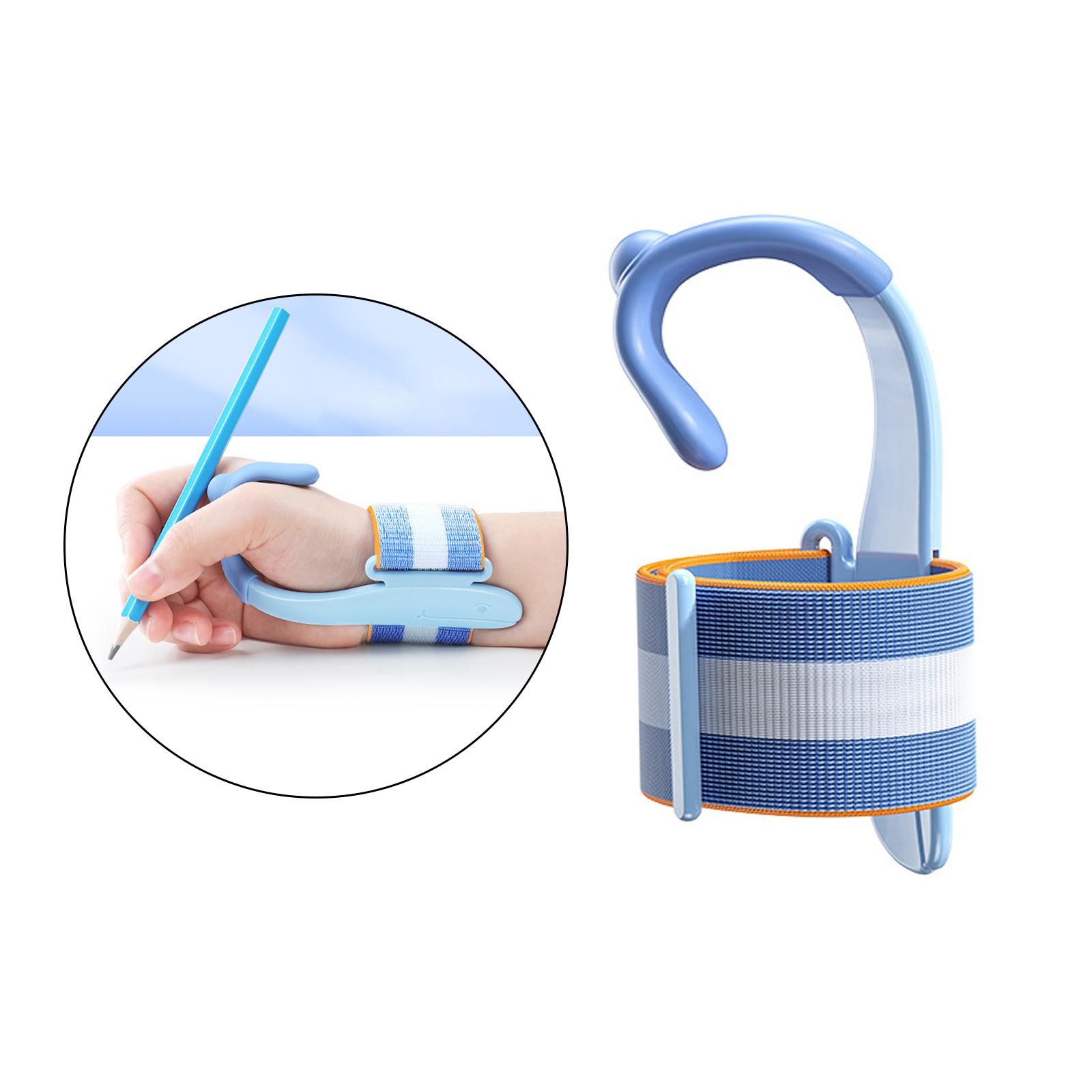 Blesiya tư thế viết chỉnh hỗ trợ cổ tay cung cấp chữ viết tay băng đeo cổ tay màu xanh