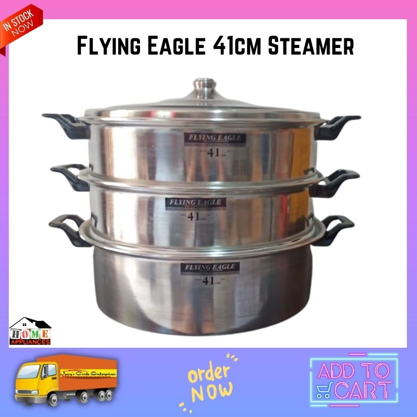 41cm Flying Eagle Steamer w/ Tong / Food Steamer Lazada PH