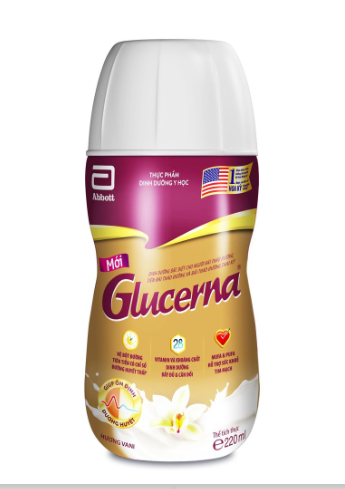 Lot of 6 Bottles of Glucerna Ready-To-Drink Milk 220ml (New Bottle Model)
