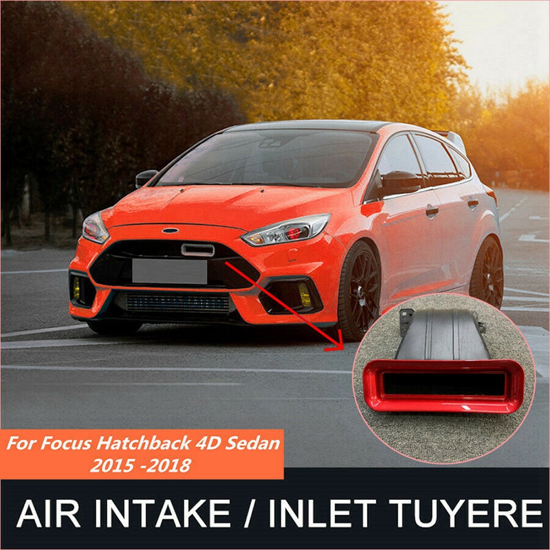 Color : Black Red XDBH OUXINDA Adatta per Ford Focus MK3.5 2015-2018 Hatchback Sedan Turbo Air Air Apporto Bocca Tuyere Labbro Rosso Styling dell'automobile. Color : Black Red XDBH OUXINDA Adatta per Ford Focus MK3.5 2015-2018 Hatchback Sedan Turbo Air Air Apporto Bocca Tuyere Labbro Rosso Styling dell'automobile.