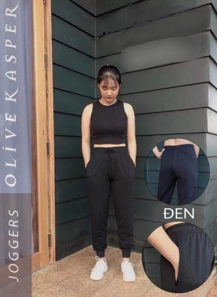 Quần jogger nữ thun da cá mịn mát có big size