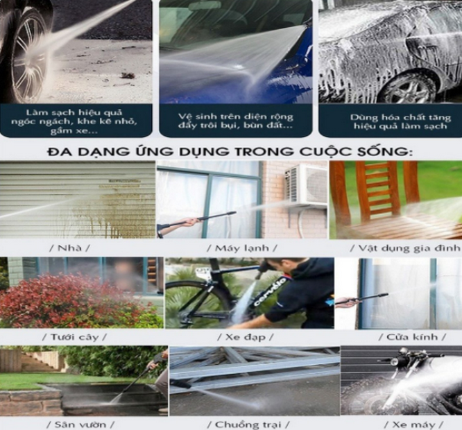 MÁY RỬA XE YAMAHA - có chỉnh áp