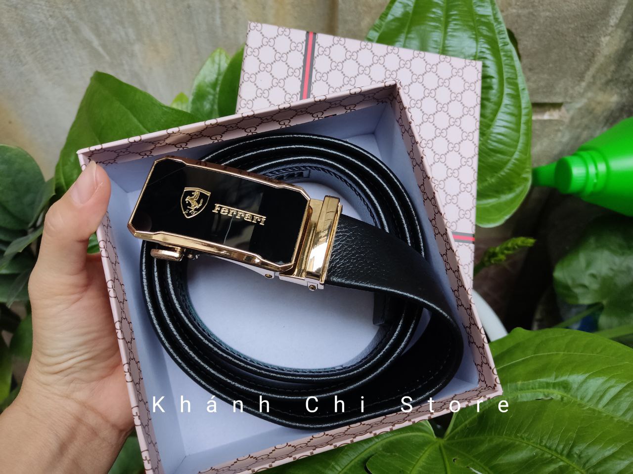 [Full Box] thắt lưng cá sấu kèm hộp cao cấp