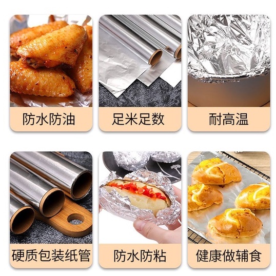 Cuộn Giấy Bạc Nướng Đồ Ăn ALUMINIUM(5m x 300mm)(10ft x 45cm) _MQS