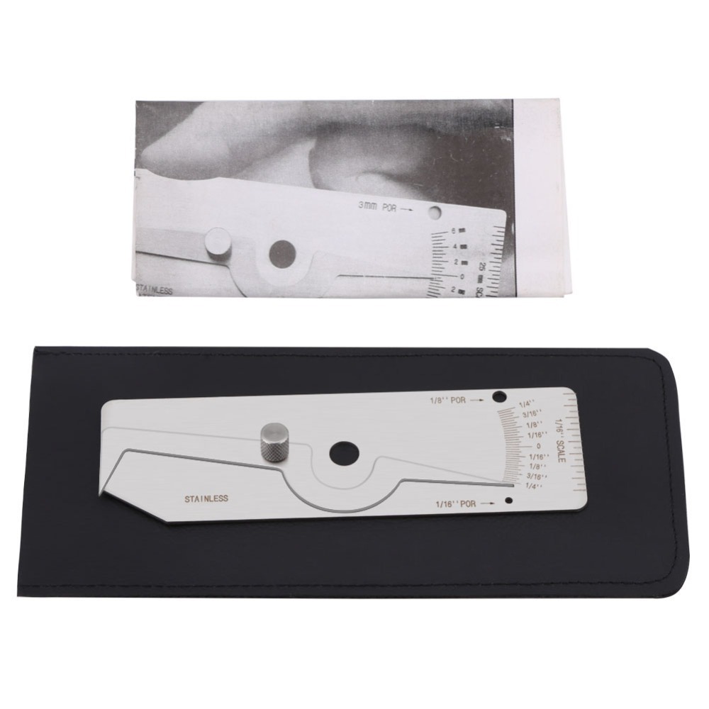Professional Stainless Steel V-WAC Weld Gage Imperial / Inch Biting ...