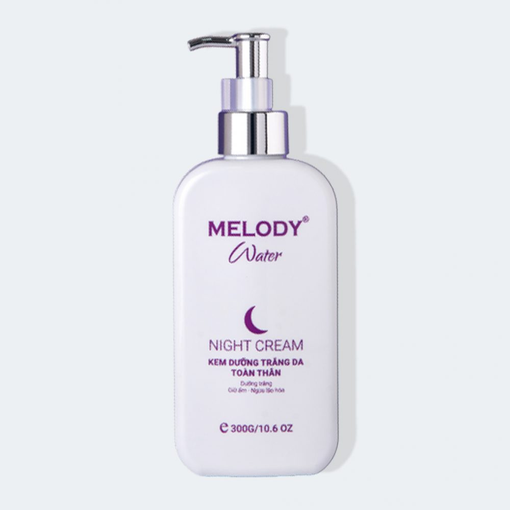 Kem body dưỡng trắng ban đêm Melody