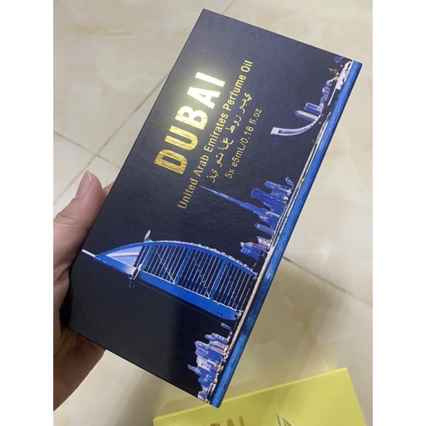 SET 5 CHAI TINH DẦU NƯỚC HOA DUBAI