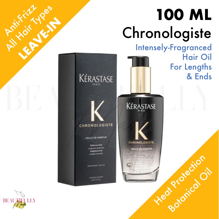 4本Kérastase Chronologiste ヘアオイル 100ml
