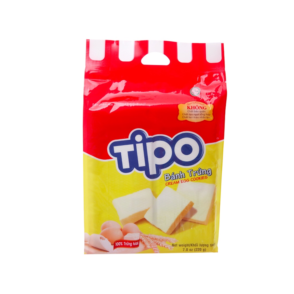 Bánh trứng Tipo kem trứng gói 115g ( 1 gói )