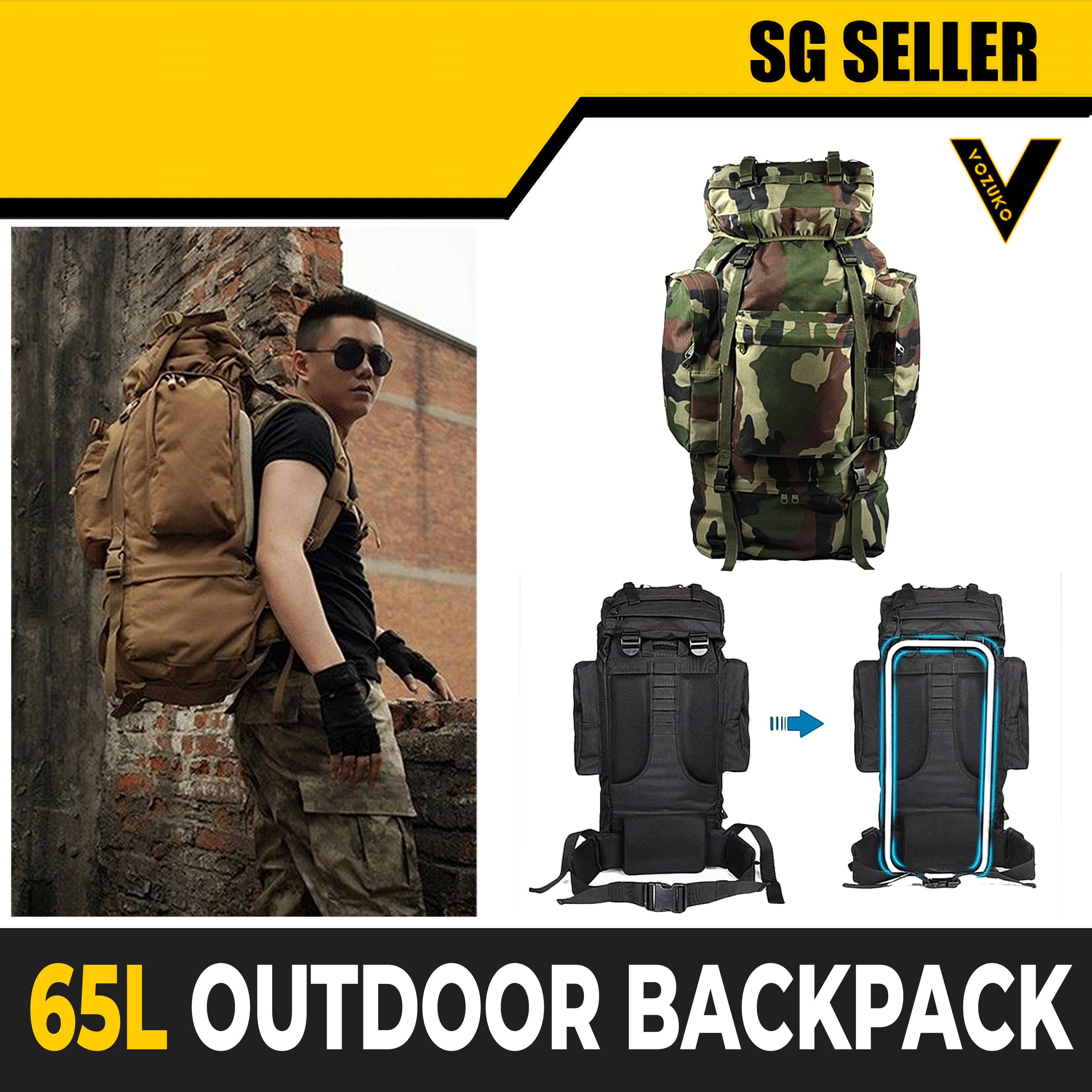 Hiking Camping Trekking Rucksack Bag 