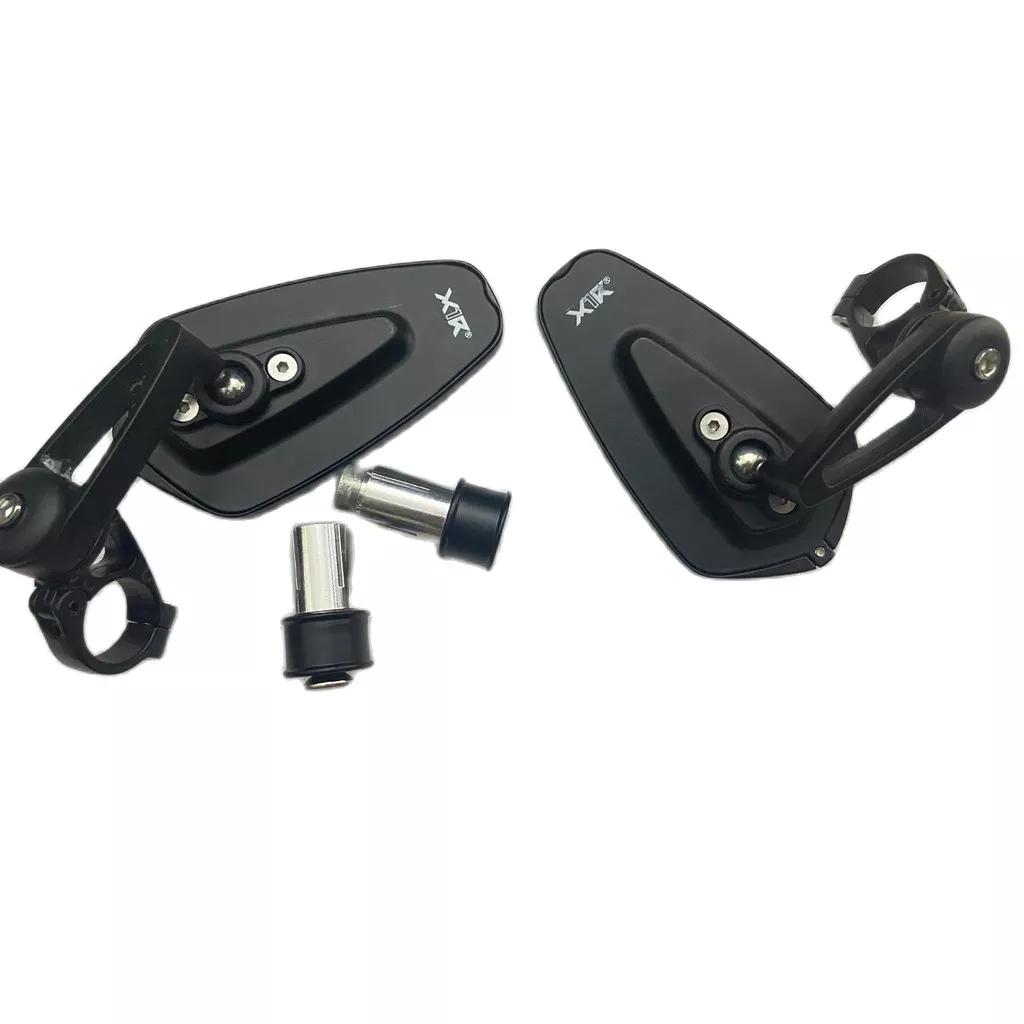 [ Giá 1 đôi ] Gương gù gắn tay lái mặt kính trắng X1R, hàng Thái Lan, mặt kính trắng, tầm nhìn rộng, Gương gù Thái Lan xịn, đẹp