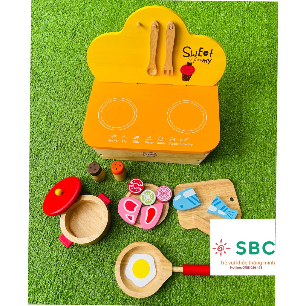 Đồ chơi gỗ bếp xinh cho bé Winwintoys