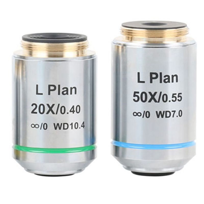 Rms Objective Thread Infinity Long Working Distance Metallurgical Microscope Plan Achromatic ...