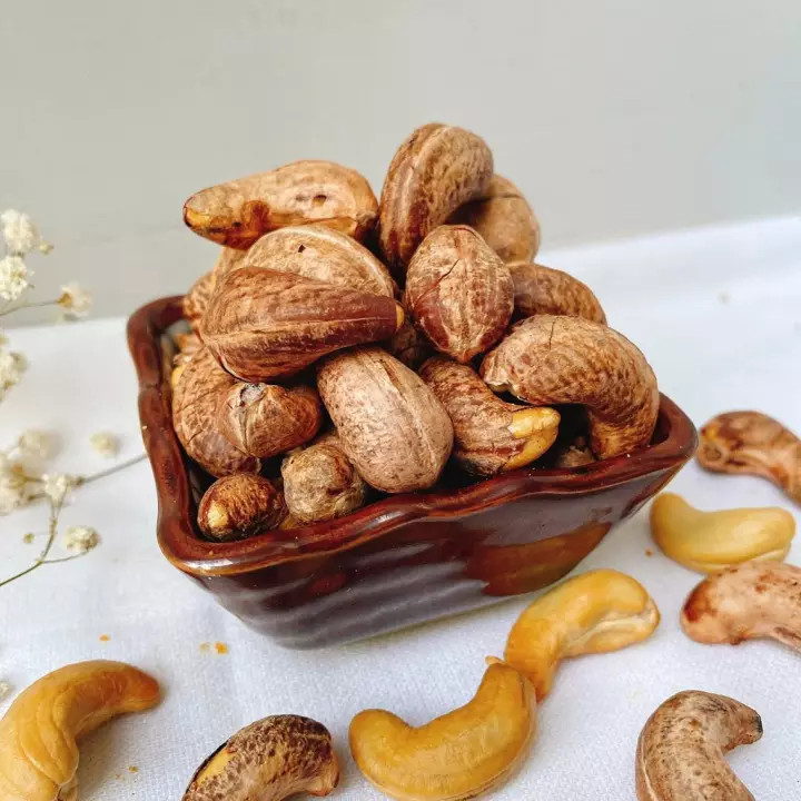1Kg (2 Hủ) Hạt Điều Rang Muối Loại A Cồ Bình Phước