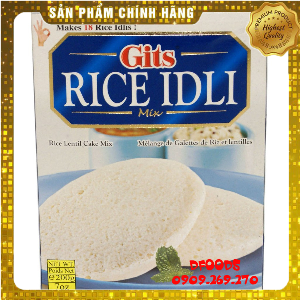 Bột làm bánh hấp Gits Rice Idli
