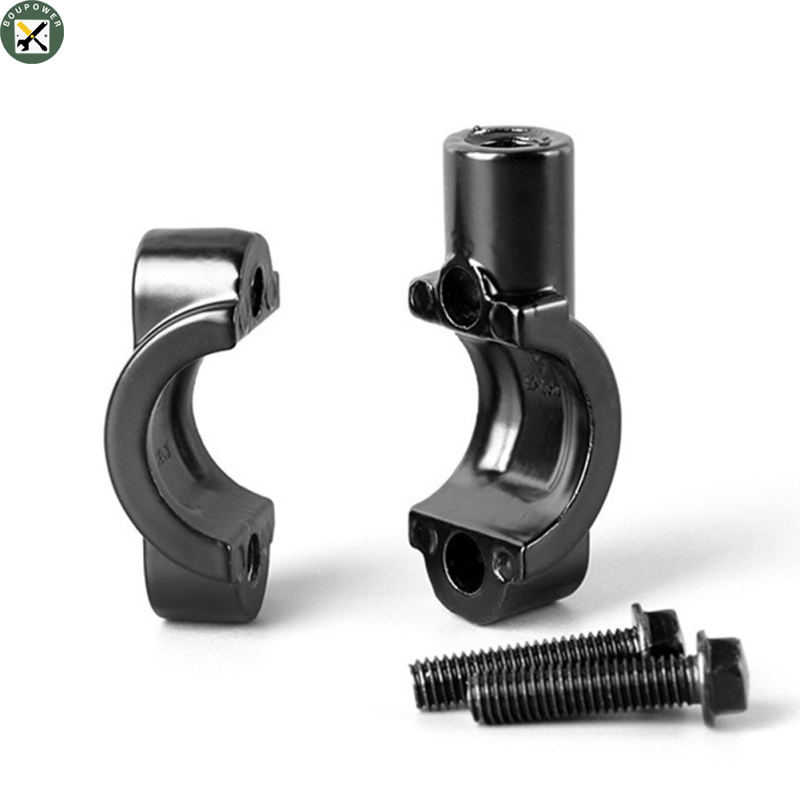BouPower Motorcycle Handle Bar Mirror Mount Holder Rearview Handlebar Mirror Clamp