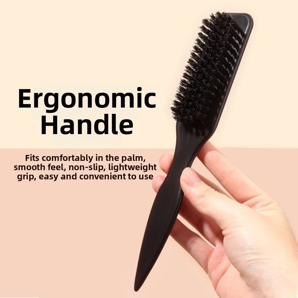 Professional Slick Back Hair Brush Unisex Backcombing Flyaways ...