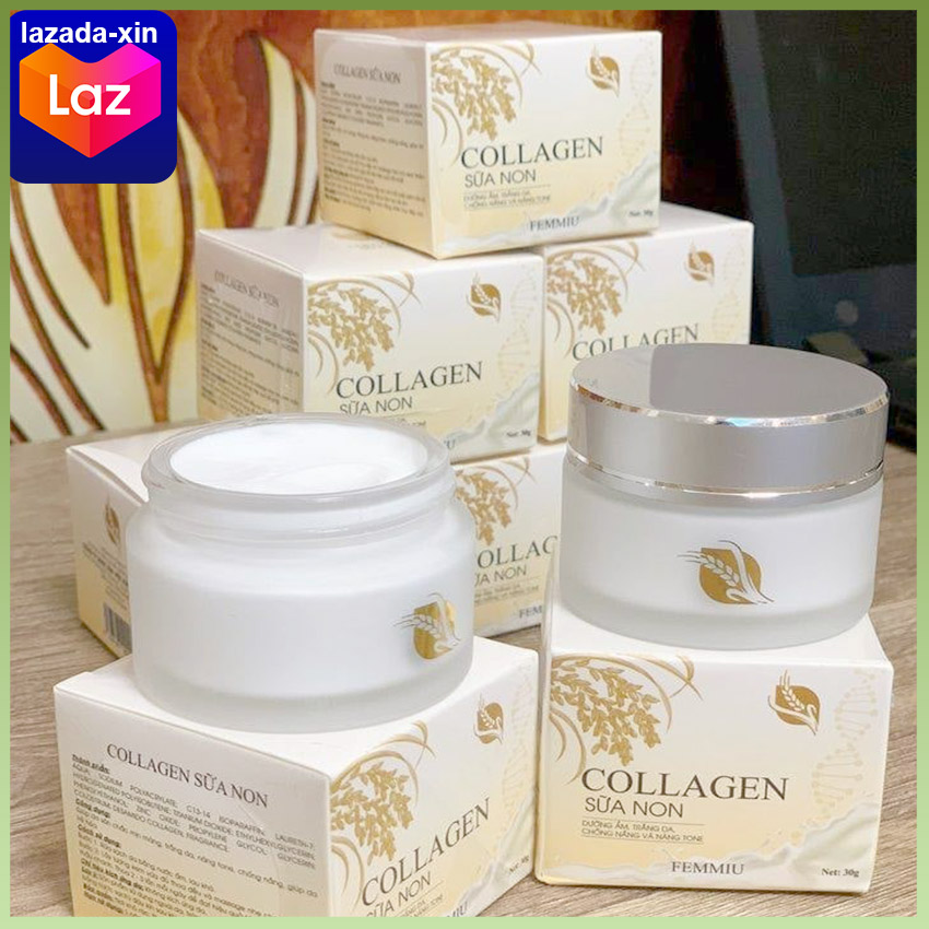 Kem Collagen Sữa Non Dưỡng Ẩm Trắng Da 30g