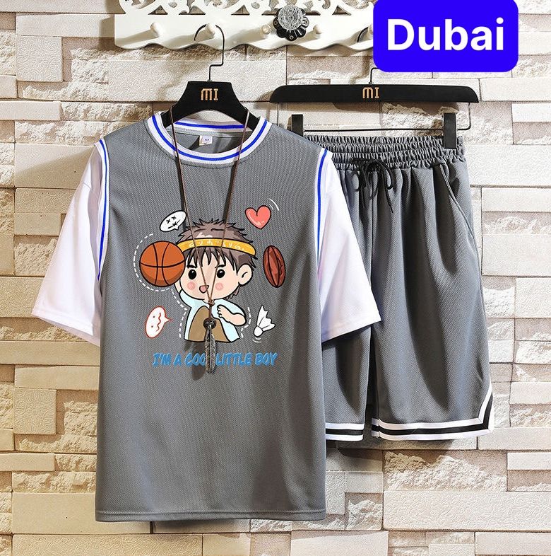 ĐỒ BỘ THỂ THAO LITTE BOY NEW  SET ĐỒ BỘ THỂ THAO ĐỒ BỘ TẬP GYM. CHƠI BÓNG RỔ MANG Ở NHÀ VÀ ĐI CHƠI  ĐỒ BỘ NAM PHONG CÁCH CAO CẤP 2022 - DUBAI FASHION