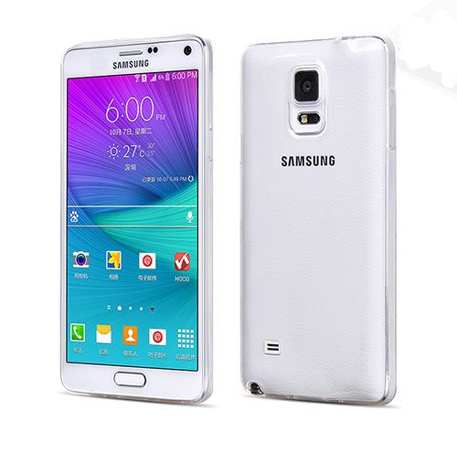 "Ốp dẻo nhựa trong suốt cho Samsung Note 4