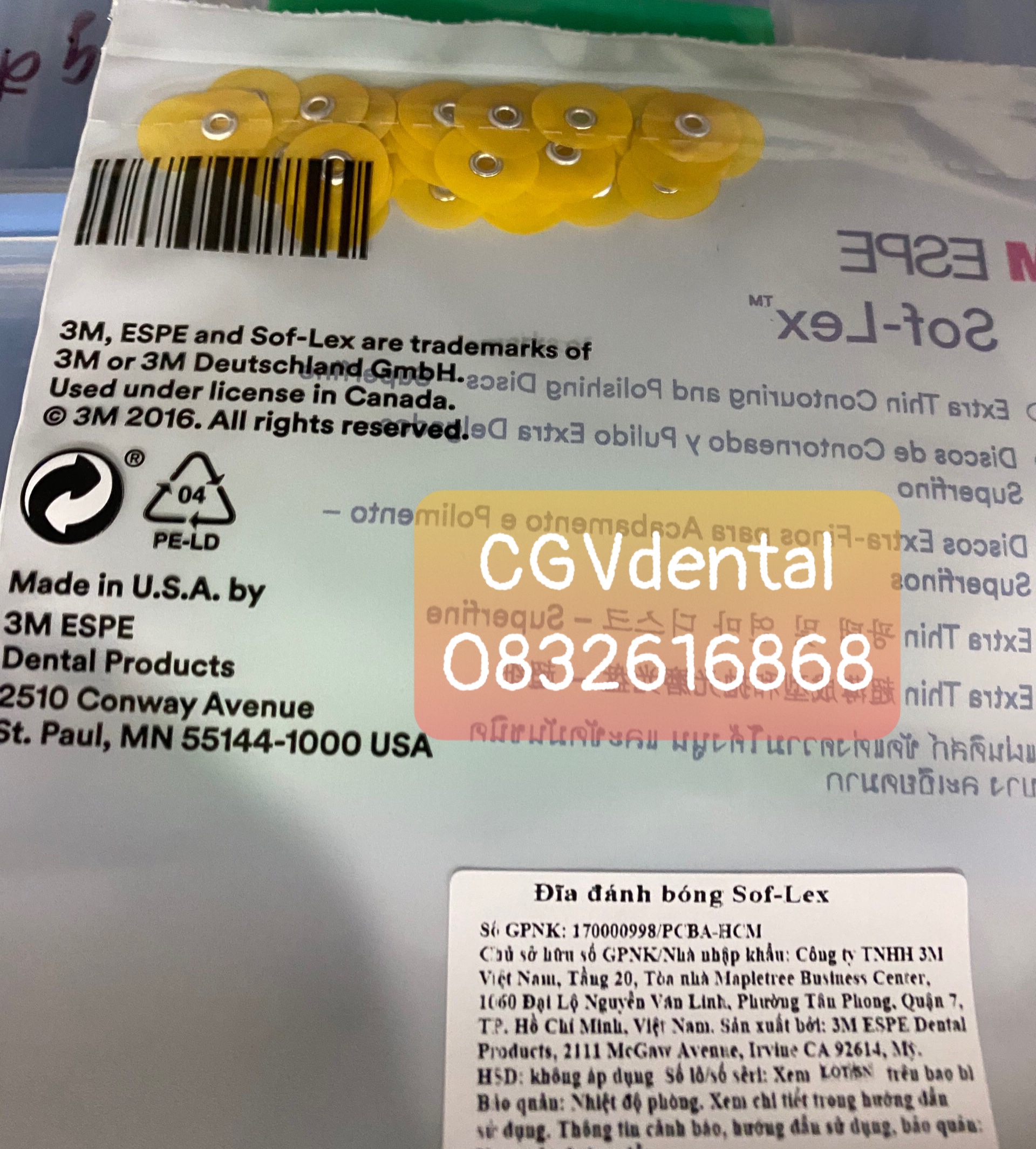 Đĩa đánh bóng Softlex - 4931 SOFLEX EXTRA THIN MEDIUM