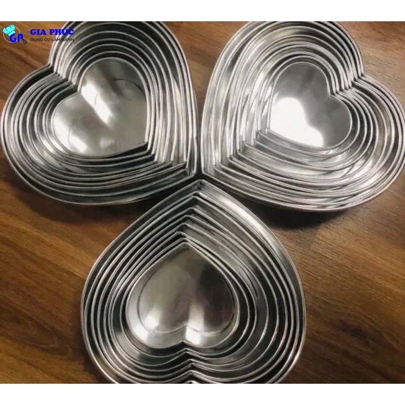 Khuôn tim đáy liền 12-30cm