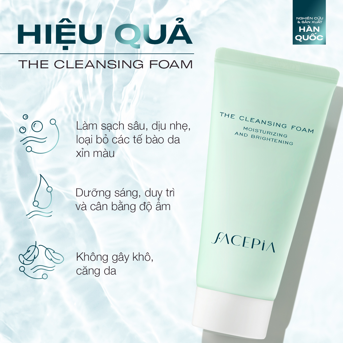 [HCM] The Cleansing Foam - Sữa rửa mặt dưỡng trắng